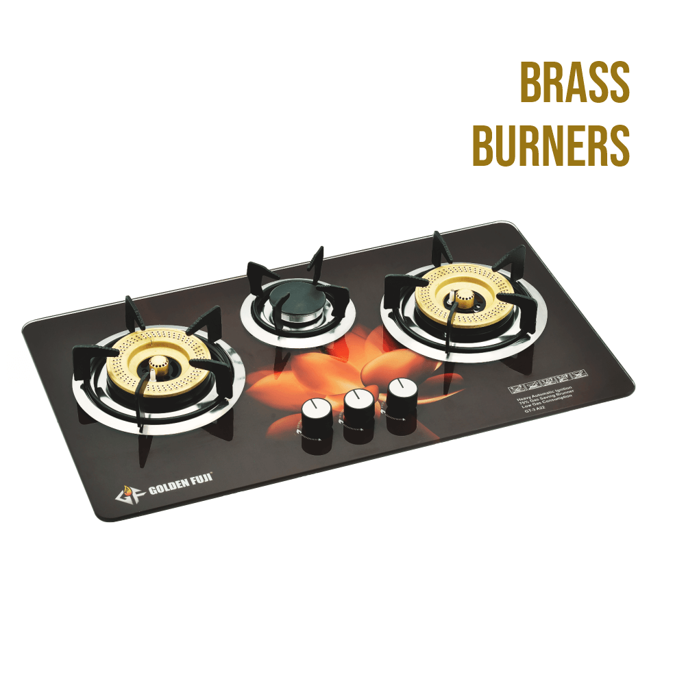 Kitchen Built In Hob #GT-3A22 (Brass Burner)