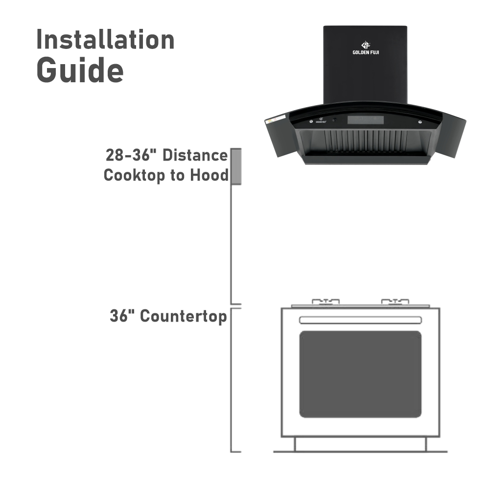 Golden Fuji -Range Hood # GF-500